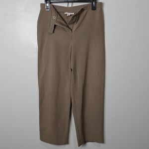 JM Collection Women's Tan Straight Leg Pants